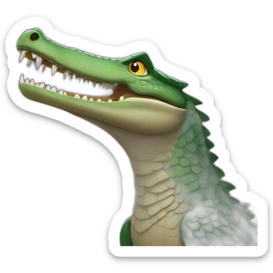 Crocodile Eagle sticker