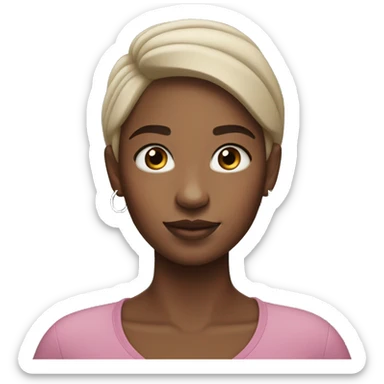 girl with airpods pro max sticker