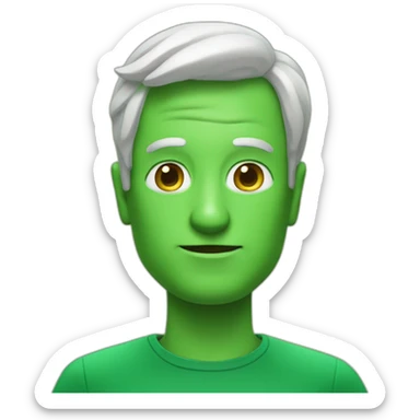Chese et un homme vert sticker