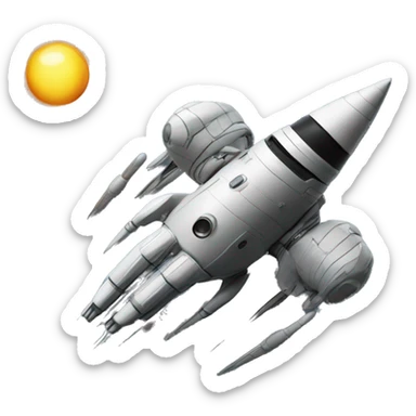  Realistic Magnetic field of spaceship  sticker