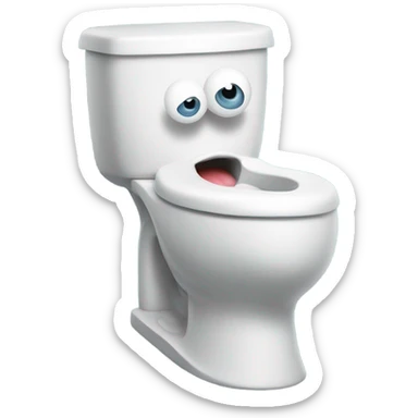 skibidi toilet meme sticker