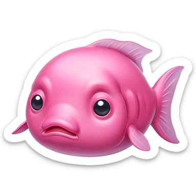 Blob fish sticker