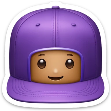 A plastic brown ball cap and the long rectangle purple. And looks like a BFDI style sticker