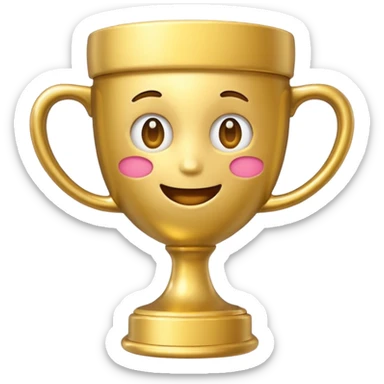 EMOJI AND WINNER CUP sticker