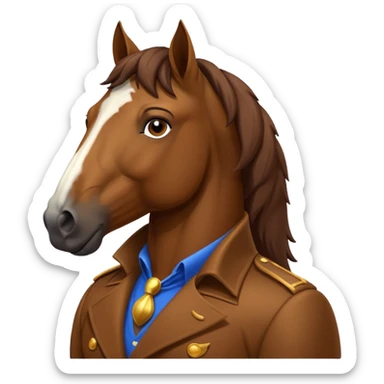 80'S CELEBRITY HORSE sticker