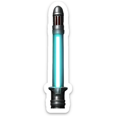 lightsaber ebony hands sticker