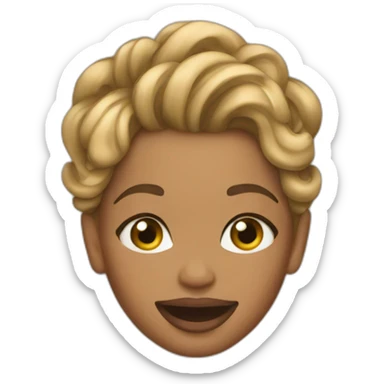 Beyonce singing  sticker