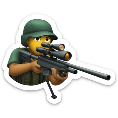 sniper aim sticker
