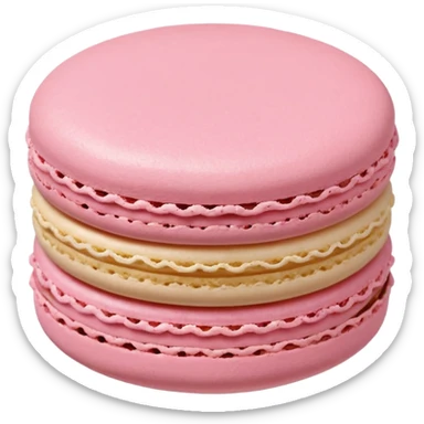 pale pink macaron sticker