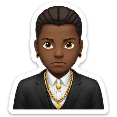 Gangster street king sticker