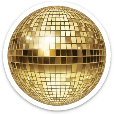 disco ball sticker