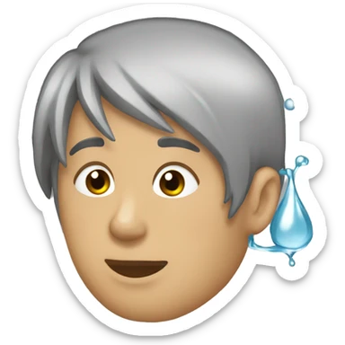 beringela soltando agua sticker