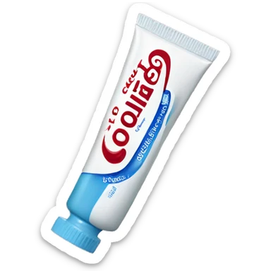 colgate toothpaste sticker