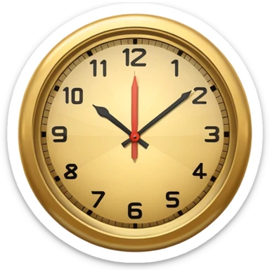 Clock it emoji sticker