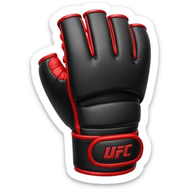 UFC mma glove sticker