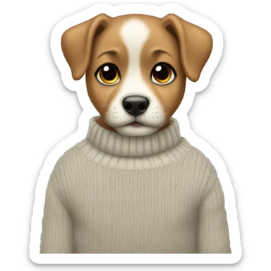 sweater puppies sticker
