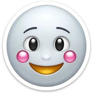 Hazme un emoji de perlas sin caras sticker