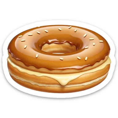donut maple bar  sticker