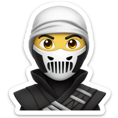 Ninja Calavera sticker