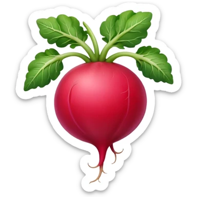 radish UK plant sticker