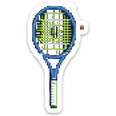 tennis racket sticker