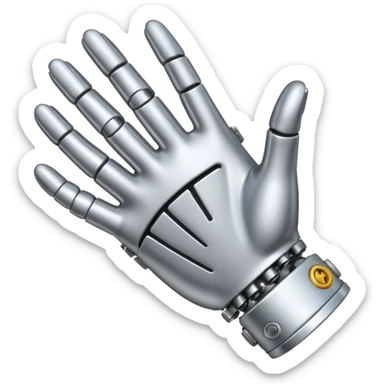 Mano de metal sticker