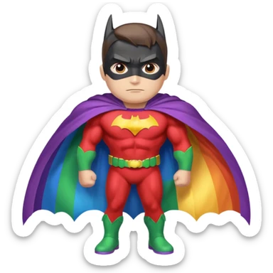 Batman if he was gay  sticker