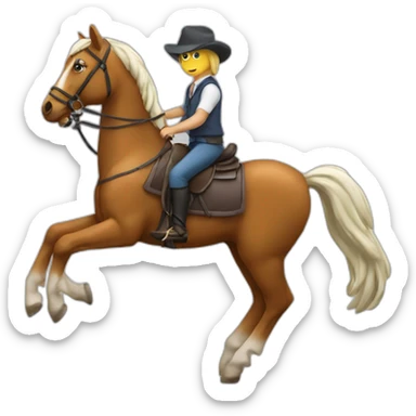 Fourmie sur un cheval sticker