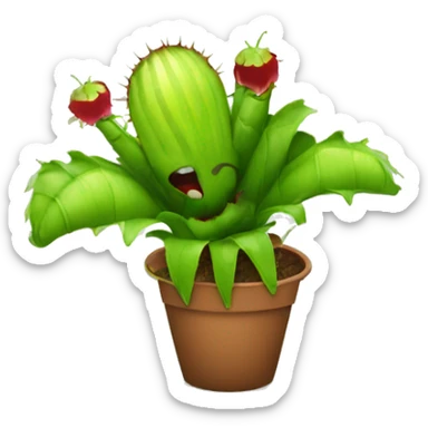venus flytrap sticker