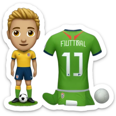 Jugador de fútbol 11 sticker
