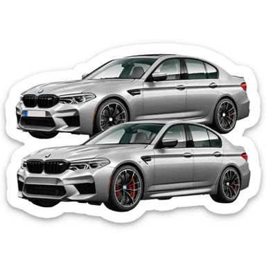 BMW M5 f90 competition all angles sticker