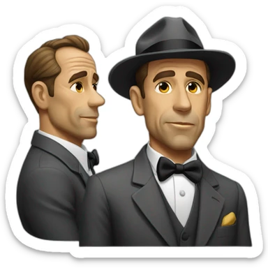 humphrey bogart sticker