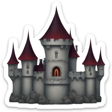 vampire castle sticker