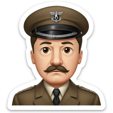 Adolf h nazi sticker