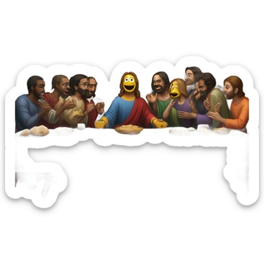 The Last Supper sticker