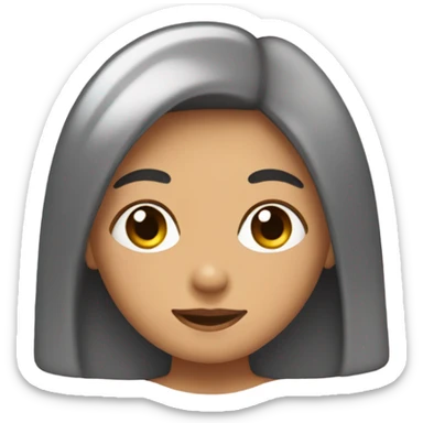 Muchacha con bata de baño  sticker