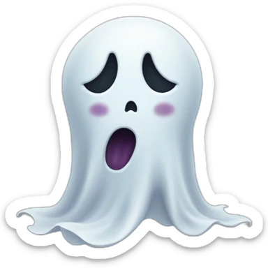 halloween cute ghost sticker