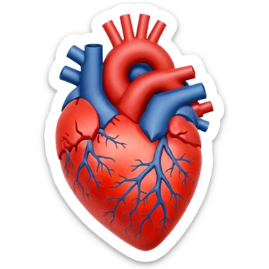 High Blood pressure with heart about to explode sticker