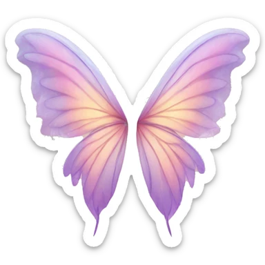 Fairy wings sticker