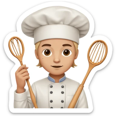 Rockstar baker sticker