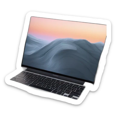 MacBook Air Pro Max Ultra Extreme with Dynamic Islabd 100% Real Legit No Fale Smh Tbh Ngl Fr Ong sticker