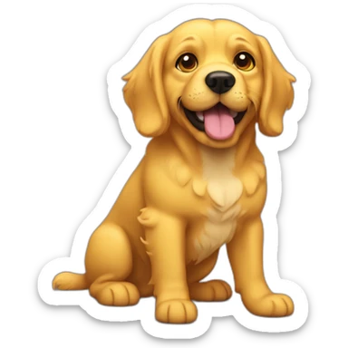 yellow cobberdog sticker
