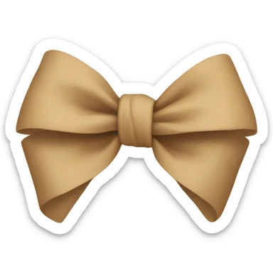 beije bow  sticker
