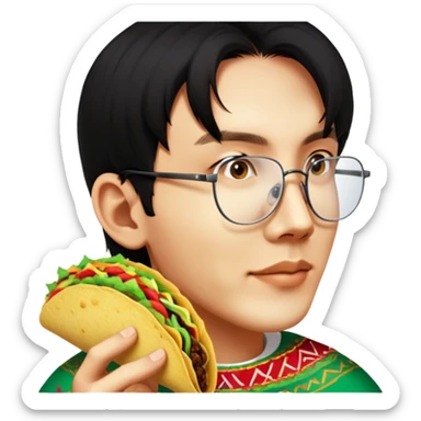 Taco Aficionado sticker