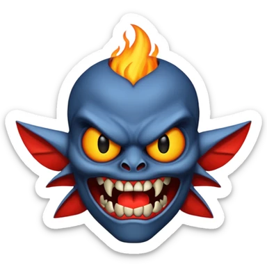 A 9/11 crash demon sticker