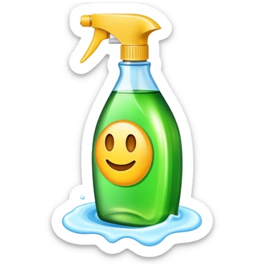 Cleaning oil for robots sticker
