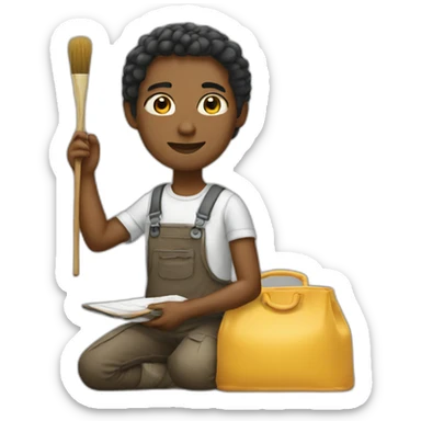 artist occupation sticker