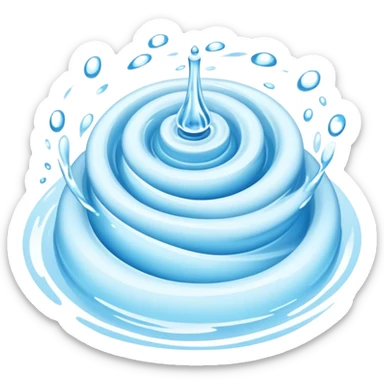 whirling eddies sticker