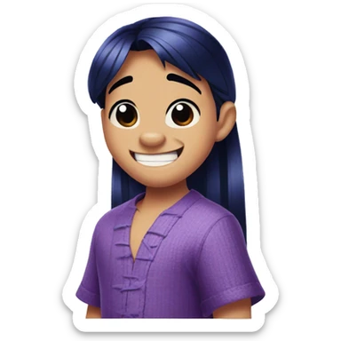 Purple stitch from “lilo and stitch” sticker