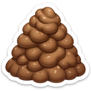 Poop sticker
